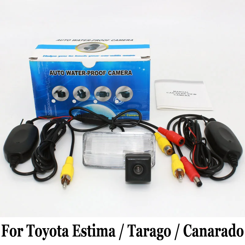 Автомобильная камера заднего вида для Toyota Estima / Tarago Canarado 2000 ~ 2017 RCA AUX провод или