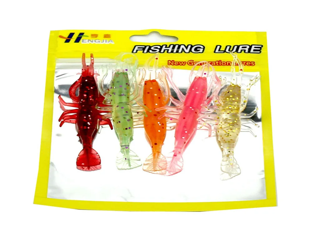 HENGJIA 5pcs 8cm/3.6g isca artificial rubber soft shrimp fishing lures prawn swimbaits pesca fishing tackles
HENGJIA 5pcs 8cm/3.6g isca artificial rubber soft shrimp fishing lures prawn swimbaits pesca fishing tackles