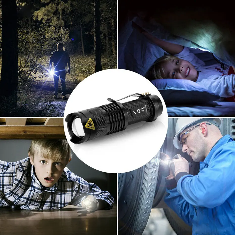 Ultra Bright Flashlight With Battery Q5 Mini Flashlight Led Torch Lamp aa 3 Modes Rechargeable Torch Flashlight Camping Fishing
Ultra Bright Flashlight With Battery Q5 Mini Flashlight Led Torch Lamp aa 3 Modes Rechargeable Torch Flashlight Camping Fishing