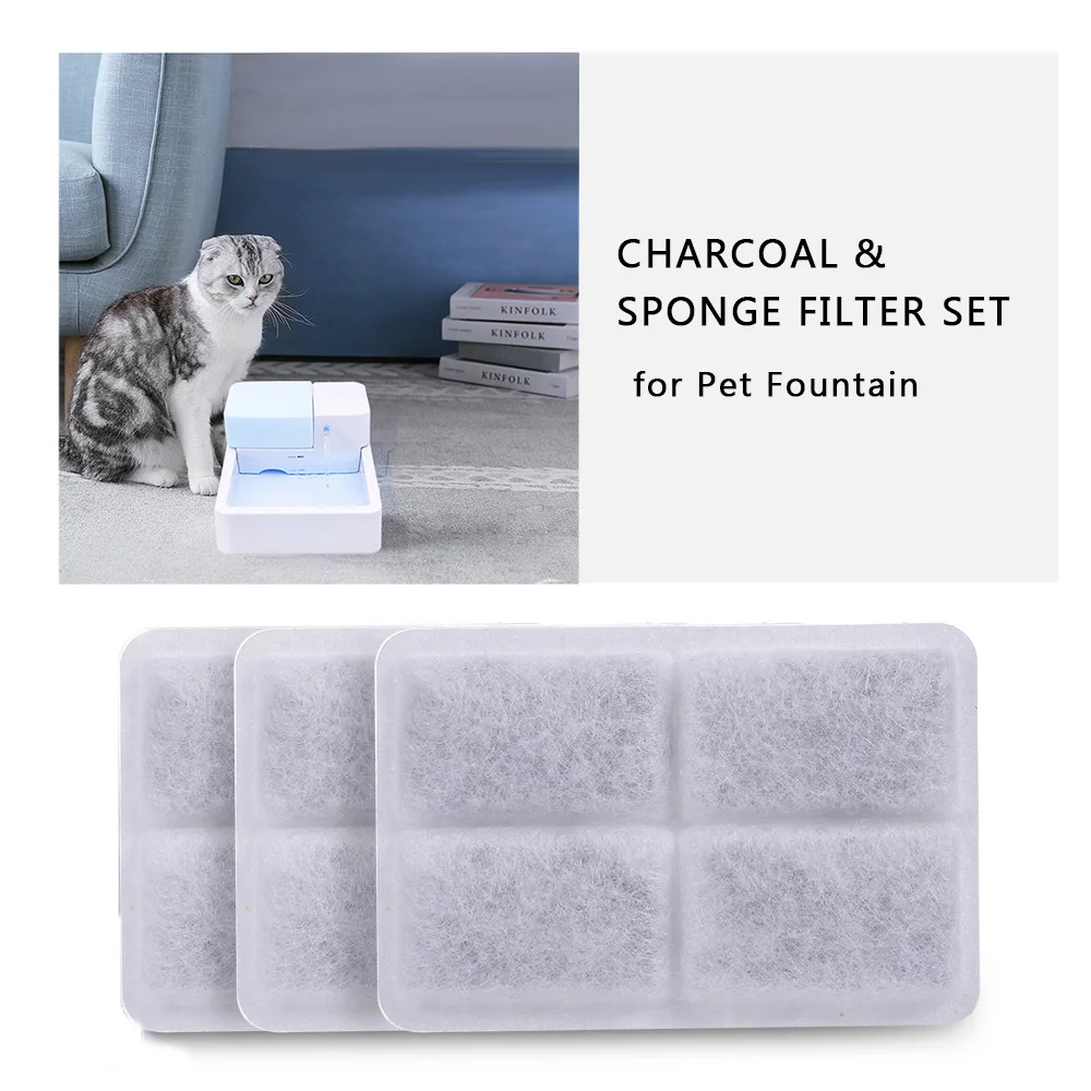 3pcs/lot Charcoal Water Filter For Automatic Water Drinking Fountain Cat Dog Kitten Pet Bowl Drink Dish Filter Water Dispenser
3pcs/lot Charcoal Water Filter For Automatic Water Drinking Fountain Cat Dog Kitten Pet Bowl Drink Dish Filter Water Dispenser