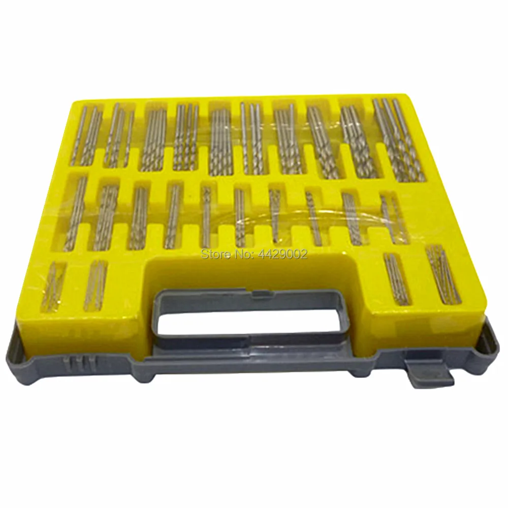 150pc HSS Twist Drill Bit Crafts Jewelry Tiny Very Small Micro Model Craft Drill Bits Plastic Metal Wood Hole Drilling with case
150pc HSS Twist Drill Bit Crafts Jewelry Tiny Very Small Micro Model Craft Drill Bits Plastic Metal Wood Hole Drilling with case