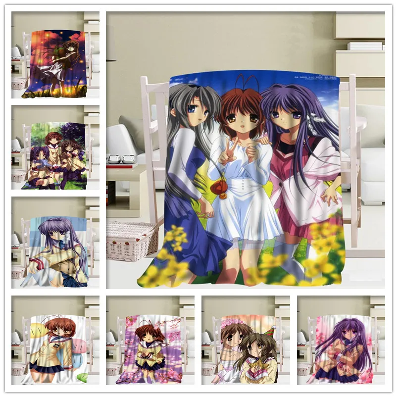 Custom Clannad Blanket Office Sofa Blanket Portable Soft Blanket Bed Plane Travel Adult Home Blanket
Custom Clannad Blanket Office Sofa Blanket Portable Soft Blanket Bed Plane Travel Adult Home Blanket