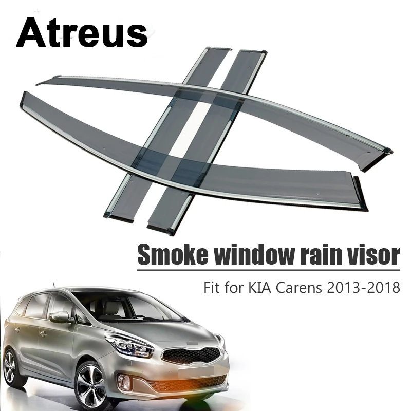 Atreus 1 set For Kia Carens 2013 2014 2015 2016 2017 2018 High Quality Car Smoke Window Rain Visor Vent Sun Deflectors Guard
Atreus 1 set For Kia Carens 2013 2014 2015 2016 2017 2018 High Quality Car Smoke Window Rain Visor Vent Sun Deflectors Guard