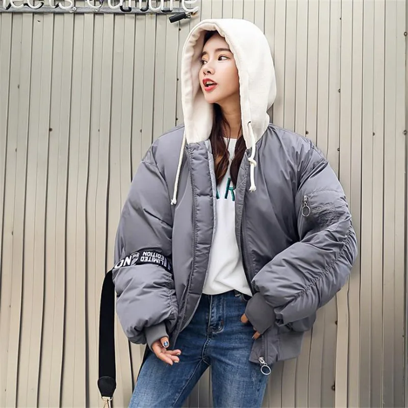 2018 Winter Women Ladies Cotton Padded Warm Jacket Boyfriend Loose Casual Coat Outwear Womens Oversized Hooded Coat Parka CM563
2018 Winter Women Ladies Cotton Padded Warm Jacket Boyfriend Loose Casual Coat Outwear Womens Oversized Hooded Coat Parka CM563