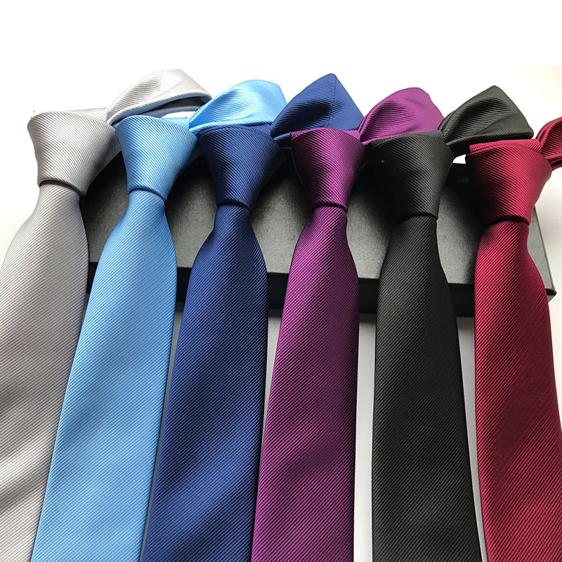 OSCN7 одноцветное Цвет шеи галстук Для мужчин модные Универсальные Бизнес Gravata