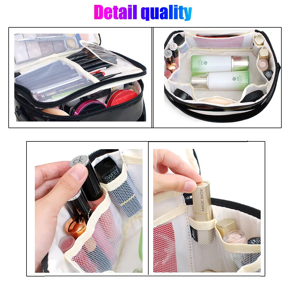 Makeup Case High Quality Waterproof PU Cosmetic Bag High Capacity Travel Organizer Case Women Portable Beautician Toiletry Box
Makeup Case High Quality Waterproof PU Cosmetic Bag High Capacity Travel Organizer Case Women Portable Beautician Toiletry Box