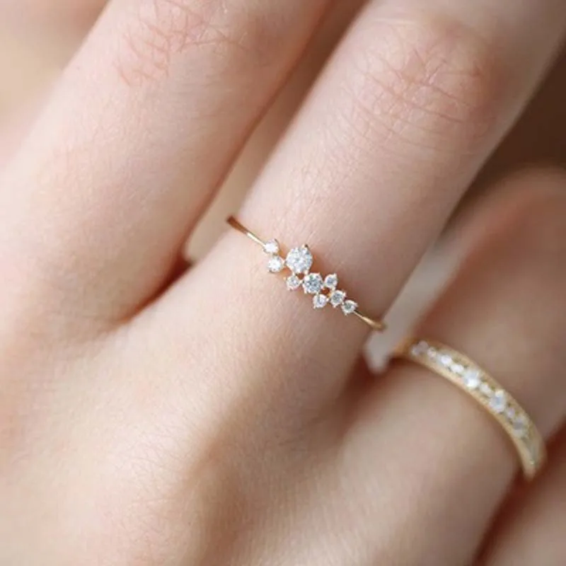 Anillos de Compromiso de acero inoxidable para mujeres plata Rosa oro 2019 blanco de moda anillo de mujer para fiesta
Anillos de Compromiso de acero inoxidable para mujeres plata Rosa oro 2019 blanco de moda anillo de mujer para fiesta