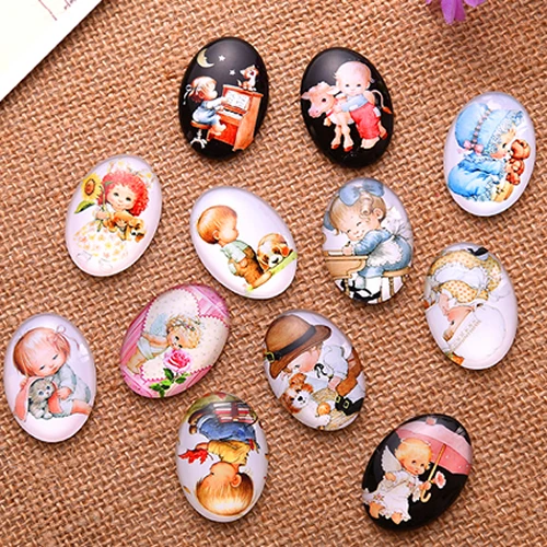 18x25mm Cartoo Girl Oval Glass Cabochon Dome Jewelry Finding Fashion Summer Cameo Pendant Settings 20pcs/lot K04792
18x25mm Cartoo Girl Oval Glass Cabochon Dome Jewelry Finding Fashion Summer Cameo Pendant Settings 20pcs/lot K04792