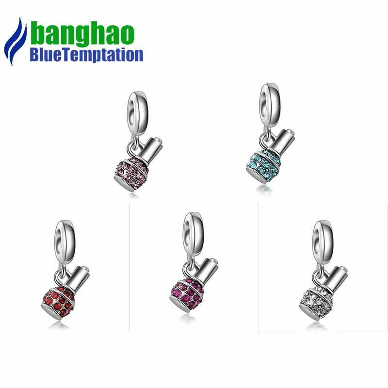 1pc silver color plated charms crystal nail polish bottle beads charmss Fits pendant diy alloy bead bracelet DGB267
1pc silver color plated charms crystal nail polish bottle beads charmss Fits pendant diy alloy bead bracelet DGB267