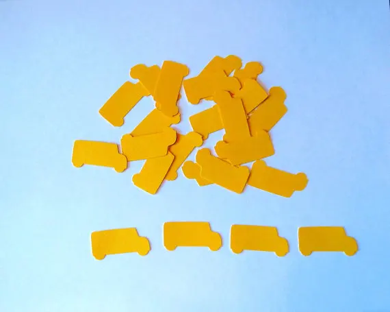 School Bus Die Cut Confetti wedding birthday bridal baby shower party Table decor scrapbooking Confettis
School Bus Die Cut Confetti wedding birthday bridal baby shower party Table decor scrapbooking Confettis