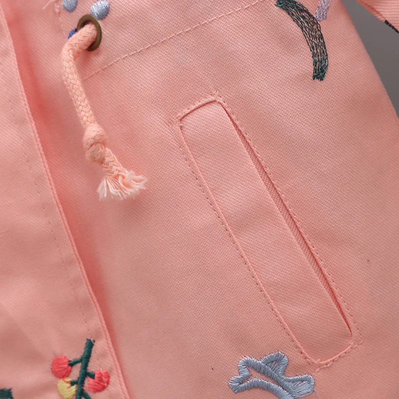 2019 New Spring Autumn Girls Windbreaker Coat Baby Kids Flower Embroidery Hooded Outwear Baby Kids Coats Jacket Clothing
2019 New Spring Autumn Girls Windbreaker Coat Baby Kids Flower Embroidery Hooded Outwear Baby Kids Coats Jacket Clothing
