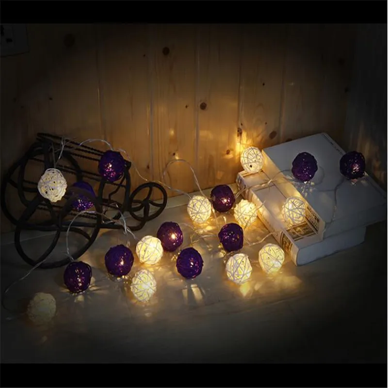 5M 28pcs/lot Led White Purple Rattan Ball String Lights Warm White EU Plug XMas Lighting Home Party Wedding Decoration Light
5M 28pcs/lot Led White Purple Rattan Ball String Lights Warm White EU Plug XMas Lighting Home Party Wedding Decoration Light
