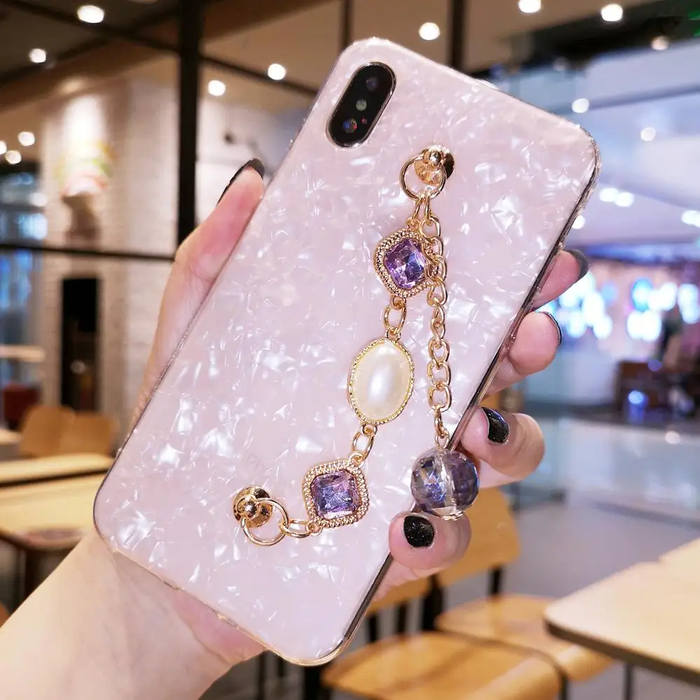 For Samsung S21 S20 Plus Note 20 S21 Ultra A80S S9 S8 Plus S7 Edge Note 9 8 Shiny Diamond Chain Bracelet Shell Soft Case Coque
For Samsung S21 S20 Plus Note 20 S21 Ultra A80S S9 S8 Plus S7 Edge Note 9 8 Shiny Diamond Chain Bracelet Shell Soft Case Coque