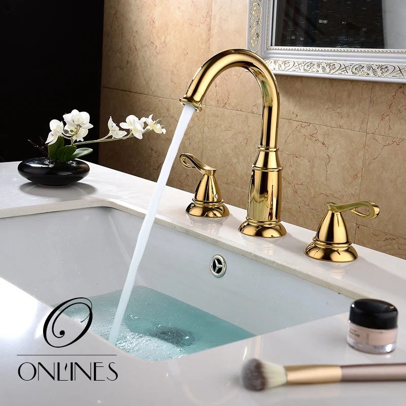 German online European antique gold wash basin faucet basin faucet hot and cold all-copper
German online European antique gold wash basin faucet basin faucet hot and cold all-copper