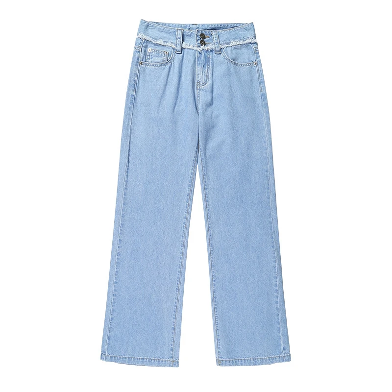 Schinteon Loose Straight Wide Leg Pants Women 100% Cotton Denim Pants High Waist Plus Size Full Length Casual Trousers New
Schinteon Loose Straight Wide Leg Pants Women 100% Cotton Denim Pants High Waist Plus Size Full Length Casual Trousers New