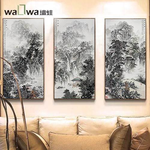 The mountains at the new flood wall frog Chinese ink painting the living room decoration painting frame painting murals study
The mountains at the new flood wall frog Chinese ink painting the living room decoration painting frame painting murals study