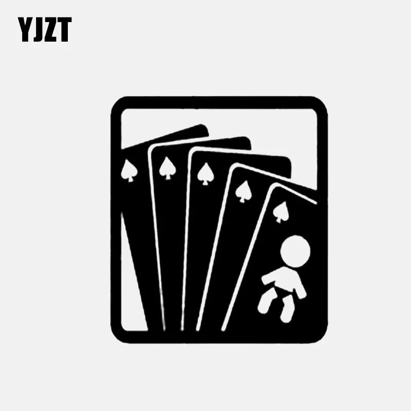 YJZT 12.5*14.3CM Spades Poker Decor Car Sticker Reflective Personalized Vinyl Black/Silver Accessories C12-1383
YJZT 12.5*14.3CM Spades Poker Decor Car Sticker Reflective Personalized Vinyl Black/Silver Accessories C12-1383
