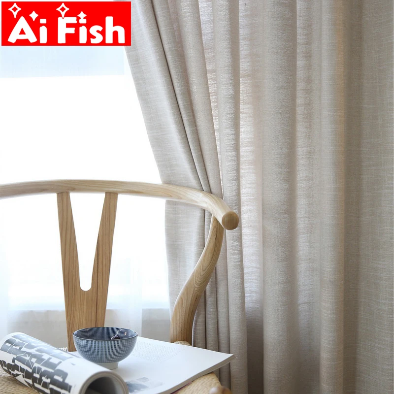 Japanese Beige Simple Cotton and Linen Thicker Solid Blackout Curtains For Bedroom Window Treatment Kitchen Blinds Drapes M059-4
Japanese Beige Simple Cotton and Linen Thicker Solid Blackout Curtains For Bedroom Window Treatment Kitchen Blinds Drapes M059-4