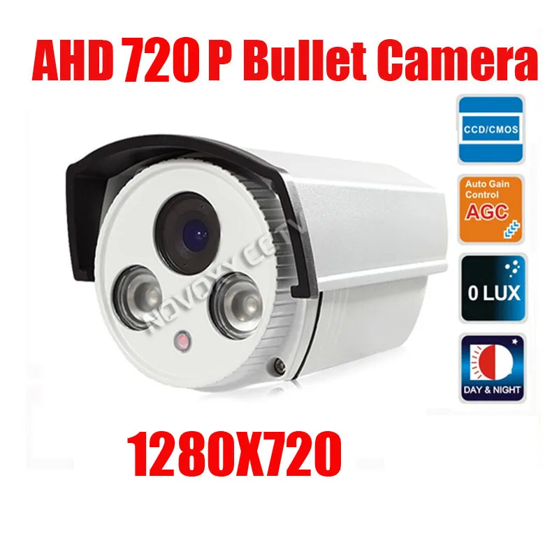 Бесплатная доставка HD камера видеонаблюдения 2000TVL Bullet CCTV 1MP AHD 720P безопасности IR 40M
