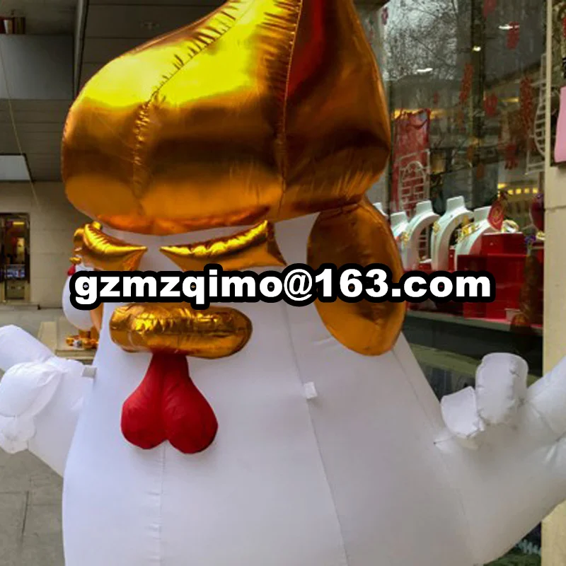 

Бесплатная доставка по воздуху гигантский надувной США Золотой Дональд Трамп модели петуха/курица талисманы мультяшные костюмы