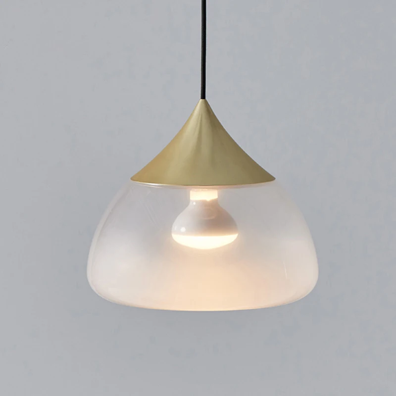 Postmodern Nordic style glass single pendant lamp Japanese style dining room plated rose gold E27 round decorative LED lighting
Postmodern Nordic style glass single pendant lamp Japanese style dining room plated rose gold E27 round decorative LED lighting