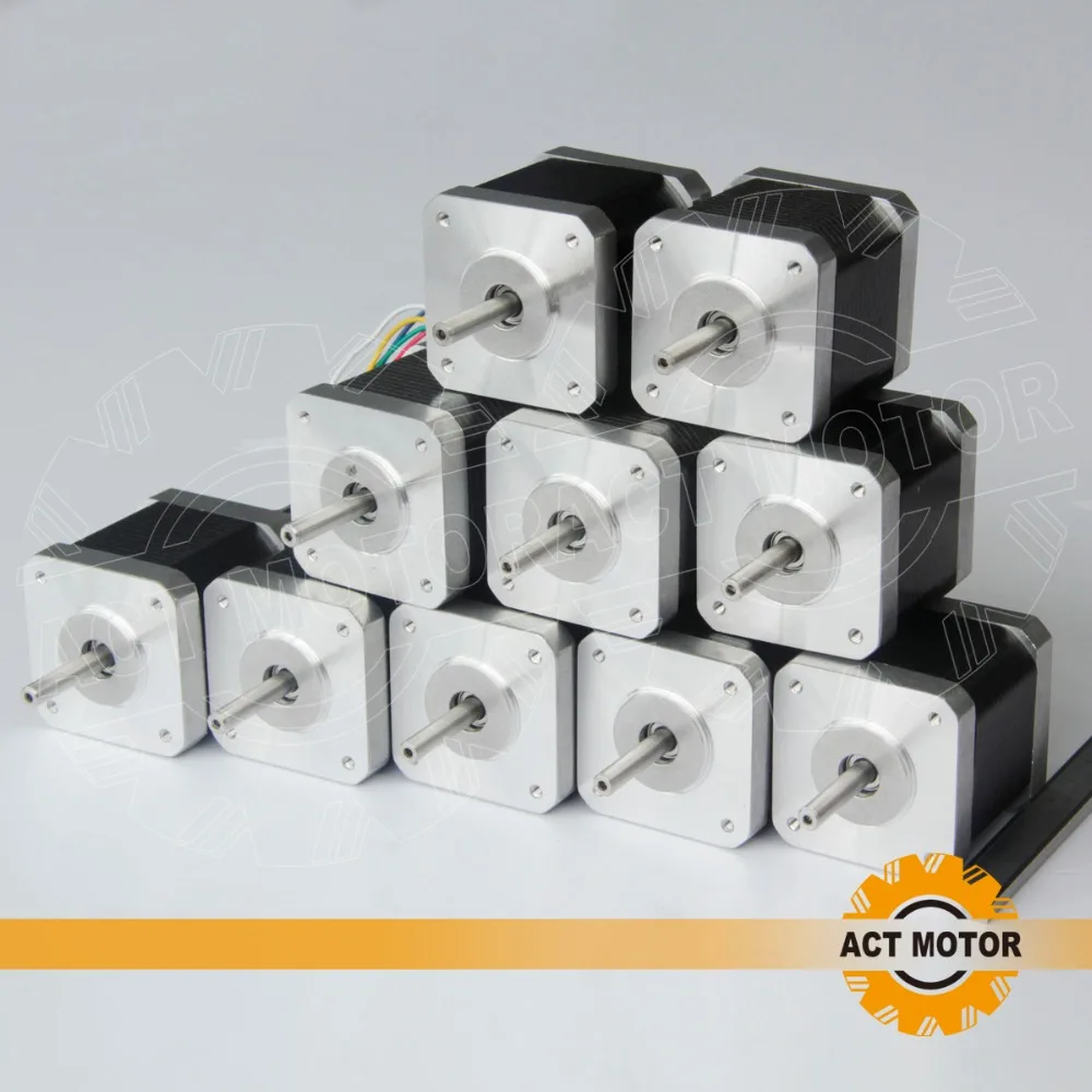 Новое поступление! Закон 10 шт. NEMA17 Шаговые двигатели 17hs4417p1 2 фазы 56oz-in 40 мм 1.7a один плоский Вал ce Рош iso ca нам de JP Бесплатная
Новое поступление! Закон 10 шт. NEMA17 Шаговые двигатели 17hs4417p1 2 фазы 56oz-in 40 мм 1.7a один плоский Вал ce Рош iso ca нам de JP Бесплатная