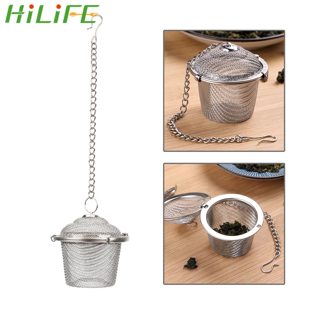HILIFE Stainless Steel Reusable Teakettle Locking Tea Filter Tea Spice Strainer Multifunction Mesh Herbal Ball Seasoning Ball
HILIFE Stainless Steel Reusable Teakettle Locking Tea Filter Tea Spice Strainer Multifunction Mesh Herbal Ball Seasoning Ball