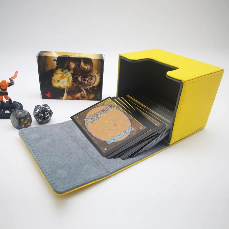 High Quality Cards Box for 100+ PCS Cards Deck Case Container Holder Collection for Board Game Pokemon Album Book CCG MTG YuGiOh
High Quality Cards Box for 100+ PCS Cards Deck Case Container Holder Collection for Board Game Pokemon Album Book CCG MTG YuGiOh