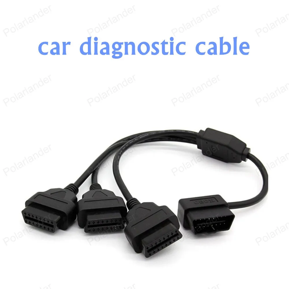 best selling 50cm OBDII car diagnostic cable with pure copper core OBD Interface 16 Pin pick 1 male to three female cable
best selling 50cm OBDII car diagnostic cable with pure copper core OBD Interface 16 Pin pick 1 male to three female cable