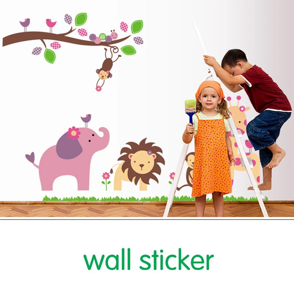 2016 Zoo Animal Sticker For Kindergarten and Childern Room/Removable Wall 3D Wall Stickers 98*115cm
2016 Zoo Animal Sticker For Kindergarten and Childern Room/Removable Wall 3D Wall Stickers 98*115cm