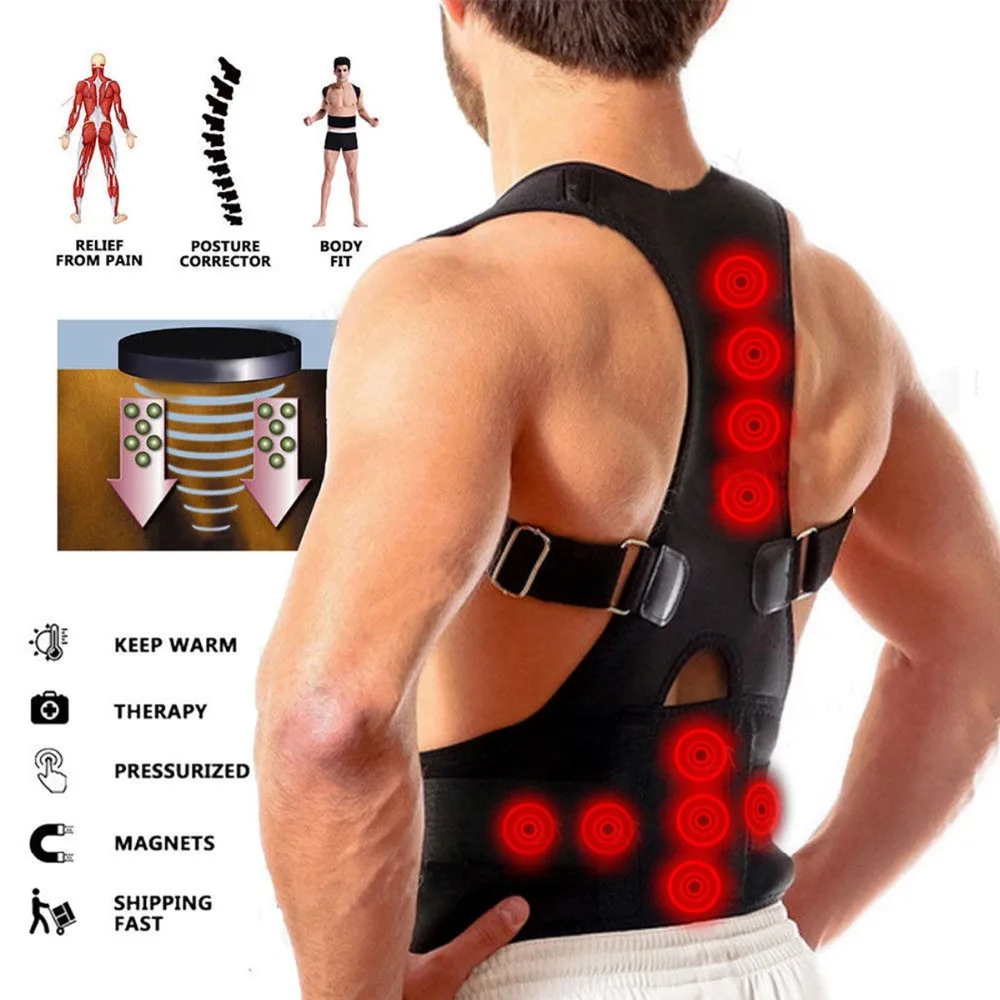 Unisex Magnetic Therapy Posture Corrector Brace Shoulder Back Support Belt for Men Women Braces & Supports Belt Shoulder Posture
Unisex Magnetic Therapy Posture Corrector Brace Shoulder Back Support Belt for Men Women Braces & Supports Belt Shoulder Posture