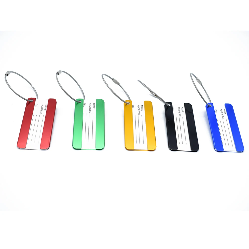 1PC Travel Luggage Label Straps Suitcase Name ID Address Tags Luggage Tags Travel Accessories Aluminum alloy Funky
1PC Travel Luggage Label Straps Suitcase Name ID Address Tags Luggage Tags Travel Accessories Aluminum alloy Funky