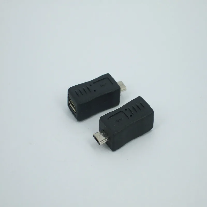 Мобильный телефон Micro USB мужчина на Женский адаптер MP3 Зарядка данных плоский