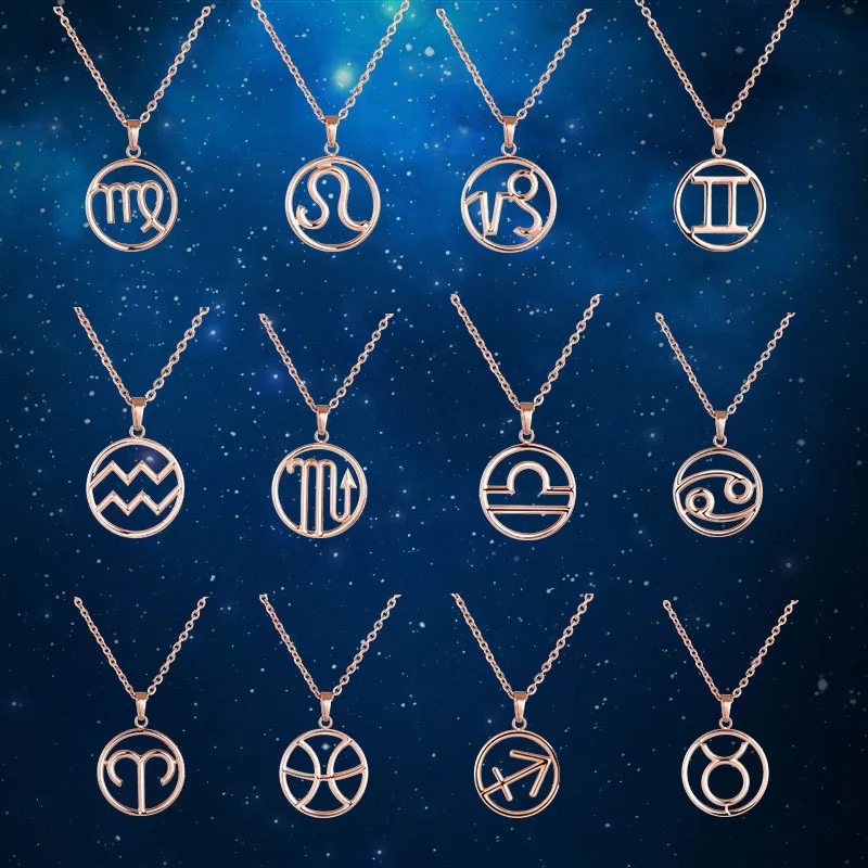 Zodiac Necklace Pendant Stainless Steel Fashion Women Gold Rose Gold Black Unique Jewelry Men Necklace Special Birthday Gift New
Zodiac Necklace Pendant Stainless Steel Fashion Women Gold Rose Gold Black Unique Jewelry Men Necklace Special Birthday Gift New
