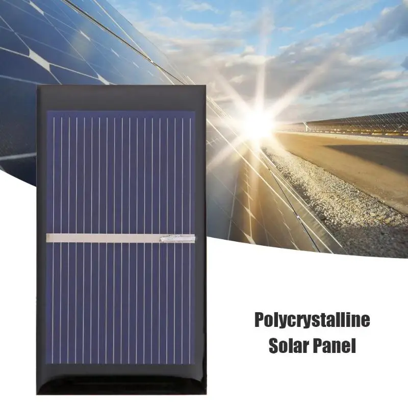 ALLOYSEED 0 5 В 3 Вт 600мА модуль солнечной батареи в 60ма поликристаллическая панель DIY