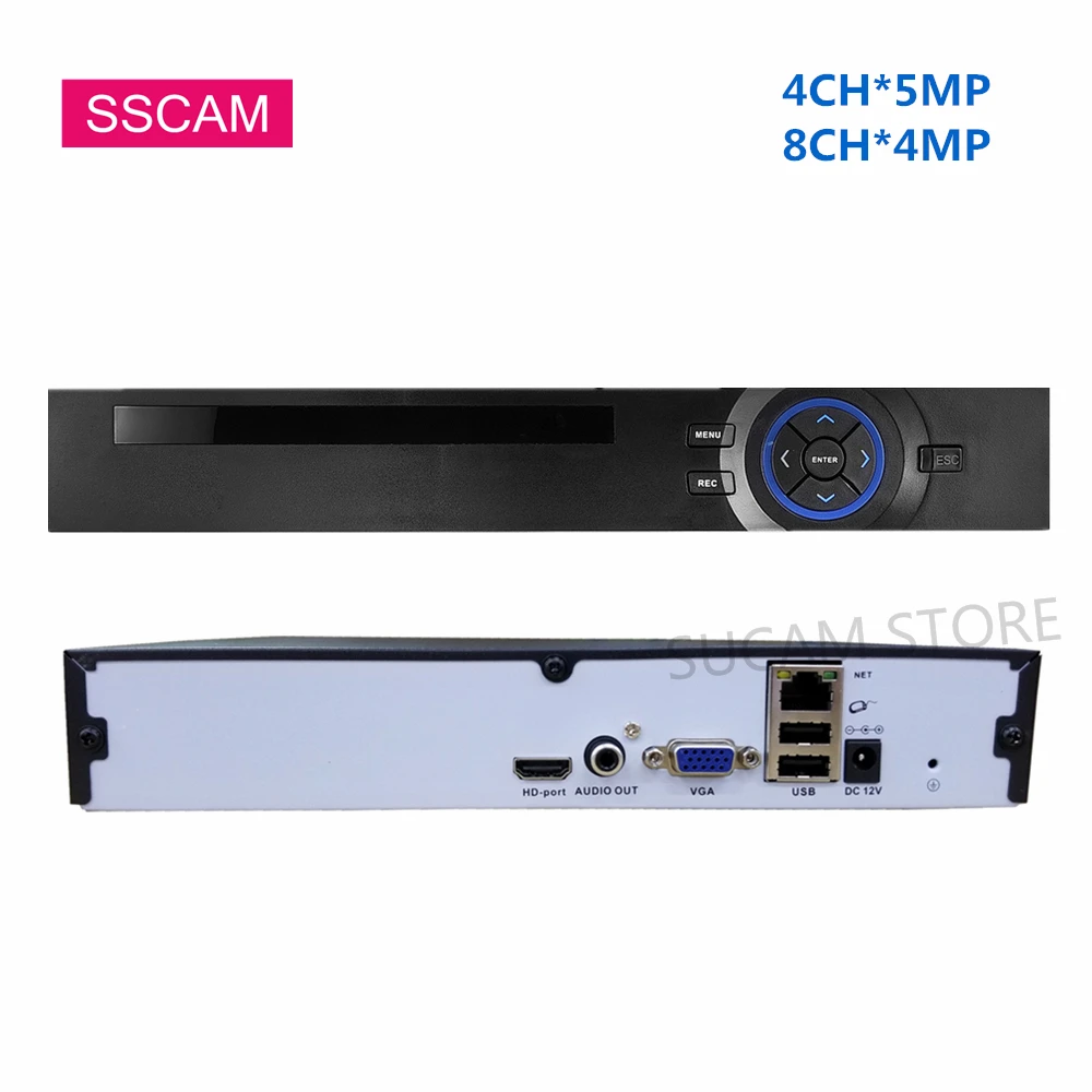 4CH 5MP/8CH 4MP H.265 CCTV Camera System NVR Security Network Video Recorder Support ONVIF 2MP/4MP/5MP IP CCTV Camera XMEye APP
4CH 5MP/8CH 4MP H.265 CCTV Camera System NVR Security Network Video Recorder Support ONVIF 2MP/4MP/5MP IP CCTV Camera XMEye APP