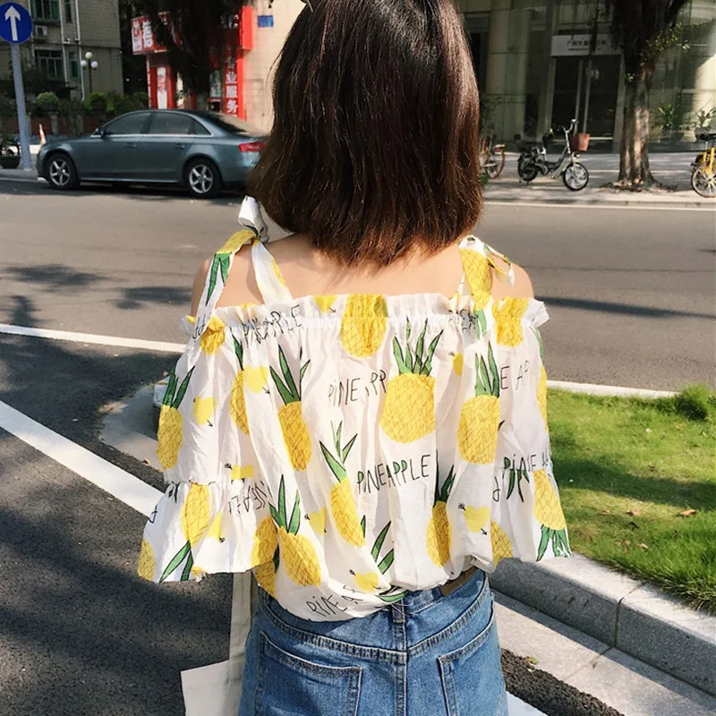 Printed Casual Off Shoulder Women Tops Short Sleeved Blouses Loose Women Lace Up Shirts
Printed Casual Off Shoulder Women Tops Short Sleeved Blouses Loose Women Lace Up Shirts