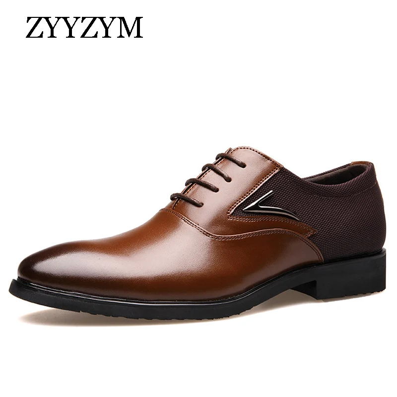 ZYYZYM Formal Shoes Men Spring Autumn Fashion Pointed Toe Business For Men Oxfords Leather Dress Shoes Large Size Eur 38-48
ZYYZYM Formal Shoes Men Spring Autumn Fashion Pointed Toe Business For Men Oxfords Leather Dress Shoes Large Size Eur 38-48