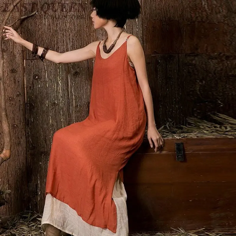 Elegant Chinese Dresses Summer 2019 Female Strapless Maxi Vintage Dress Cotton Linen Casual Harajuku Ethnic Dress FF461
Elegant Chinese Dresses Summer 2019 Female Strapless Maxi Vintage Dress Cotton Linen Casual Harajuku Ethnic Dress FF461