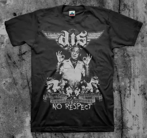 Уничтожен за считанные секунды (D. I. S.) Футболка No Respect (Doom Wolfbrigade Rodney) модная