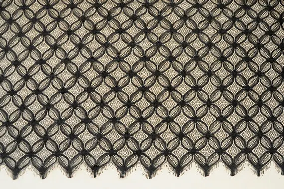 3 yards Black Eyelash Lace Fabric Chic French Chantilly Embroidered Fabric Lace Floral Pattern
3 yards Black Eyelash Lace Fabric Chic French Chantilly Embroidered Fabric Lace Floral Pattern