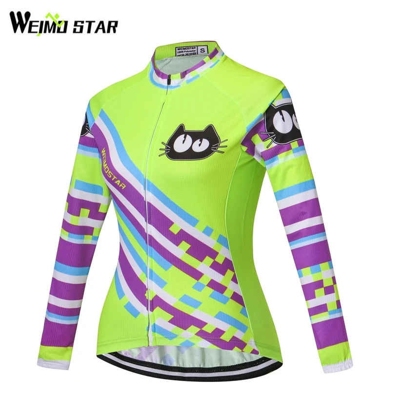 Weimostar Green Black Women Team Cycling Jersey Ropa Ciclismo Sport Bike Jersey Tops Long Sleeves mtb Bicycle Cycling Clothing
Weimostar Green Black Women Team Cycling Jersey Ropa Ciclismo Sport Bike Jersey Tops Long Sleeves mtb Bicycle Cycling Clothing