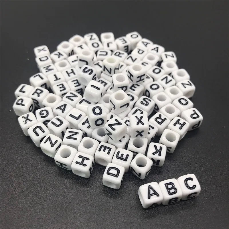 100pcs 6mm Letter Beads Square Alphabet Beads Acrylic Beads DIY Jewelry Making For Bracelet Necklace Accessories#abc
100pcs 6mm Letter Beads Square Alphabet Beads Acrylic Beads DIY Jewelry Making For Bracelet Necklace Accessories#abc