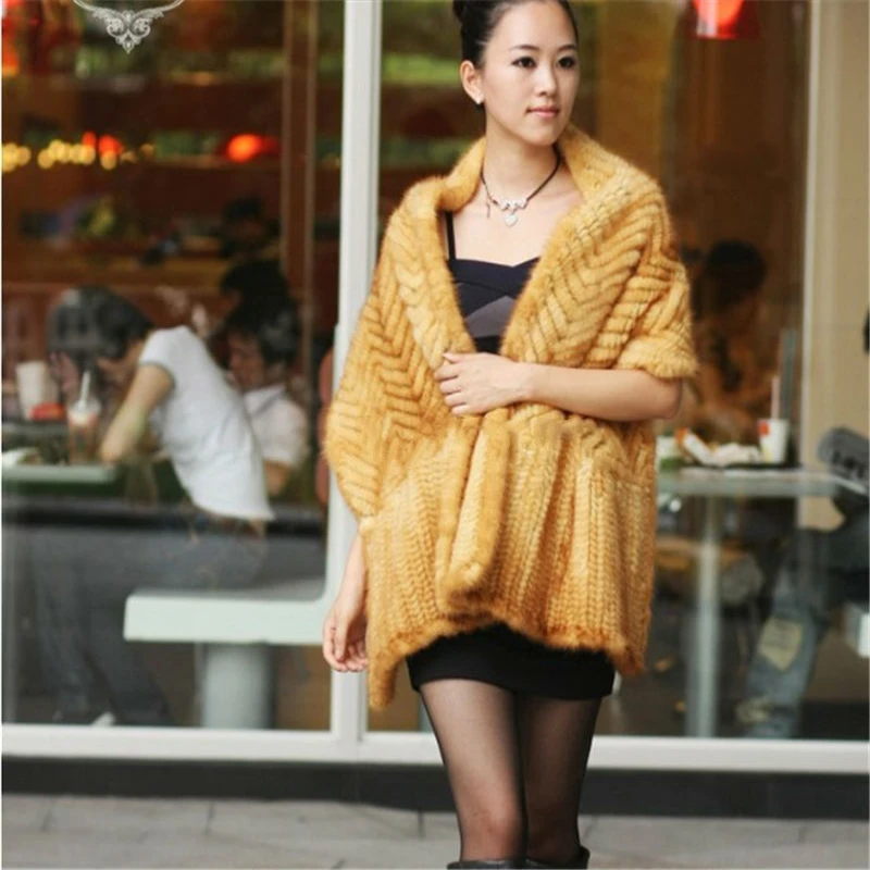 IANLAN Graceful Knitted Mink Fur Wraps Fashion Real Fur Scarves for Women Ladies Long Striped Dual Use Shawls IL00004
IANLAN Graceful Knitted Mink Fur Wraps Fashion Real Fur Scarves for Women Ladies Long Striped Dual Use Shawls IL00004