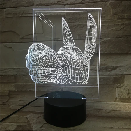Cartoon Animal Donkey 3D Light Vision USB Lampara Led Desk Lamp 7 Colors Change Sleep Night Light 3D-603
Cartoon Animal Donkey 3D Light Vision USB Lampara Led Desk Lamp 7 Colors Change Sleep Night Light 3D-603