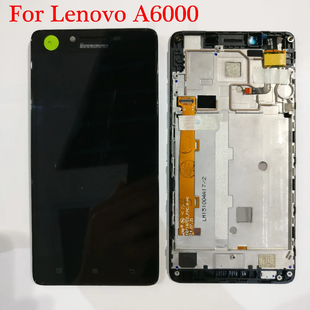 Высококачественный 5 0 дюймовый черный ЖК-дисплей для Lenovo A6000 K3 лимонная быстрая
