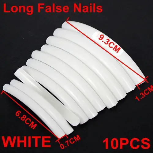 High Quality 10pcs 10 sizes White Colors Long False Nails Plastic Nails UV Gel Acrylic False Nail Art long Tips
High Quality 10pcs 10 sizes White Colors Long False Nails Plastic Nails UV Gel Acrylic False Nail Art long Tips