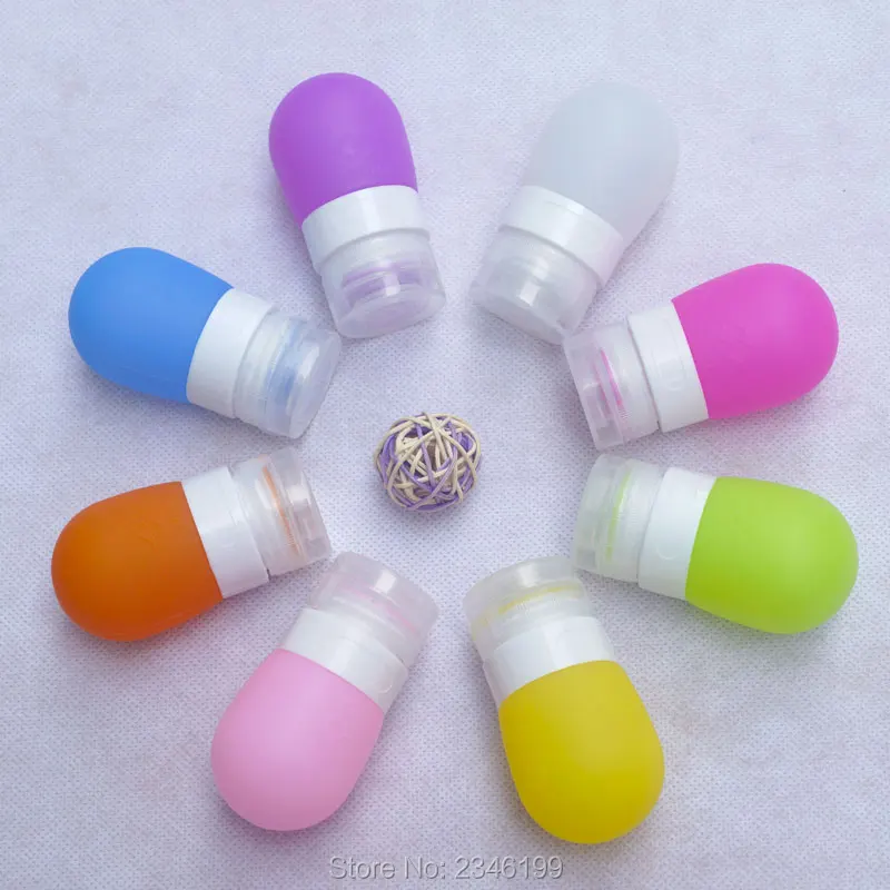 30pcs/lot Portable Travel Silica Gel Cosmetic Refillable Bottles with Flip Cap, Lotion Cream Empty Colored Bottle
30pcs/lot Portable Travel Silica Gel Cosmetic Refillable Bottles with Flip Cap, Lotion Cream Empty Colored Bottle