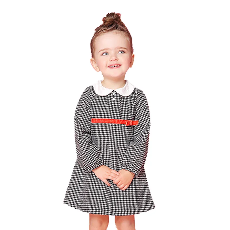 Girls dress spring and autumn 2019 new small and medium girls Houndstooth long sleeve A word dress
Girls dress spring and autumn 2019 new small and medium girls Houndstooth long sleeve A word dress