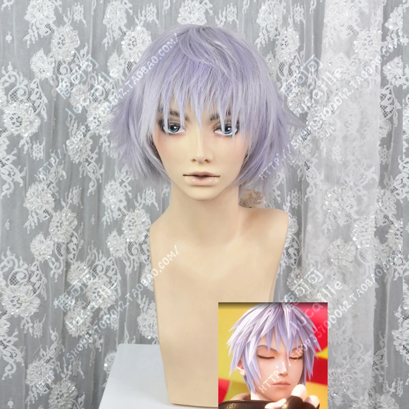 Game Kingdom Hearts Riku Cosplay Wig Short Light Blue Purple Heat Resistant Synthetic Hair Wigs + Wig Cap
Game Kingdom Hearts Riku Cosplay Wig Short Light Blue Purple Heat Resistant Synthetic Hair Wigs + Wig Cap